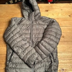 Cerium LT Down Hoody - Stone Gray